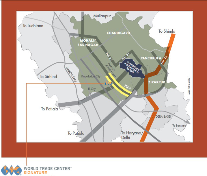 WTC Signature Location Map